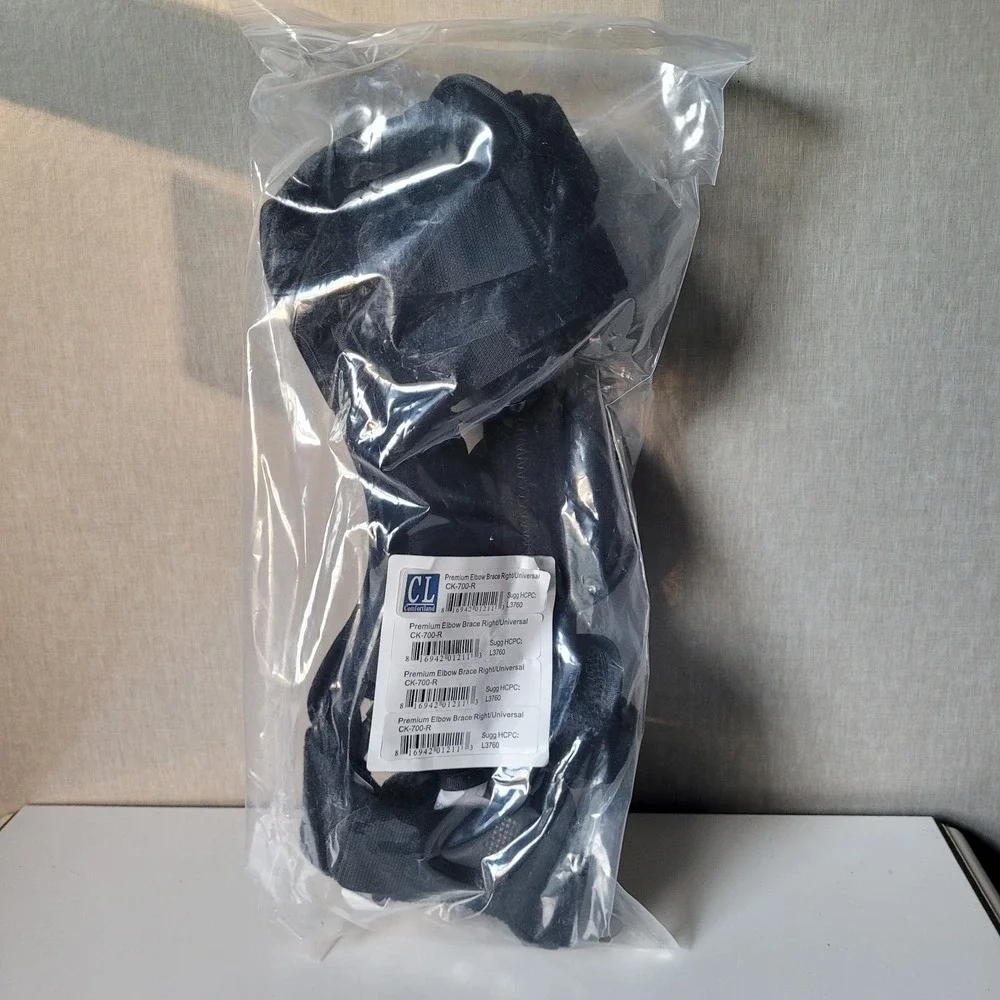 Comfortland CK-700-R Premium Elbow Brace - Right / Universal Fit - New in Bag